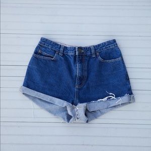Lands End Jean Shorts